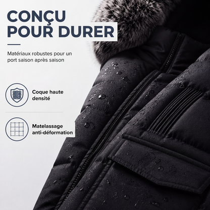 Manteau d'hiver matelassé chaud pour homme