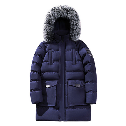 Manteau d'hiver matelassé chaud pour homme