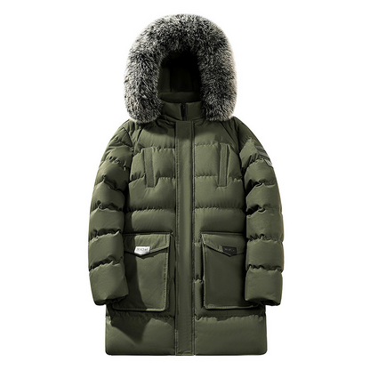 Manteau d'hiver matelassé chaud pour homme