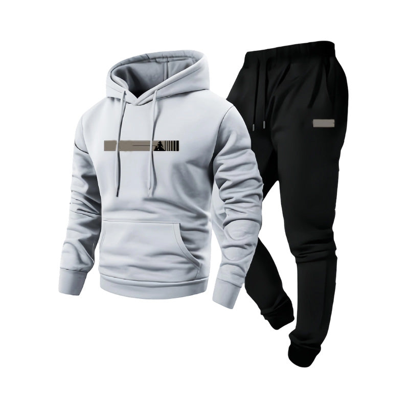 Ensemble 2 pièces pour homme : sweat à capuche et pantalon de survêtement