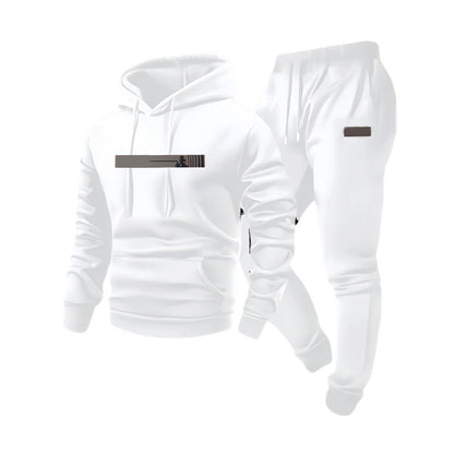 Ensemble 2 pièces pour homme : sweat à capuche et pantalon de survêtement