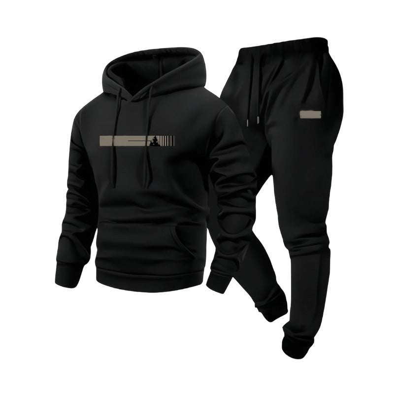 Ensemble 2 pièces pour homme : sweat à capuche et pantalon de survêtement