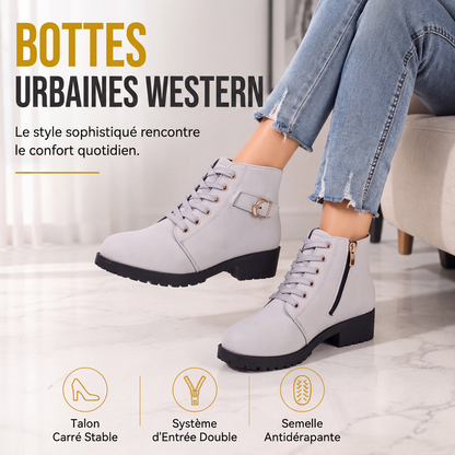 Bottes cheville antidérapantes