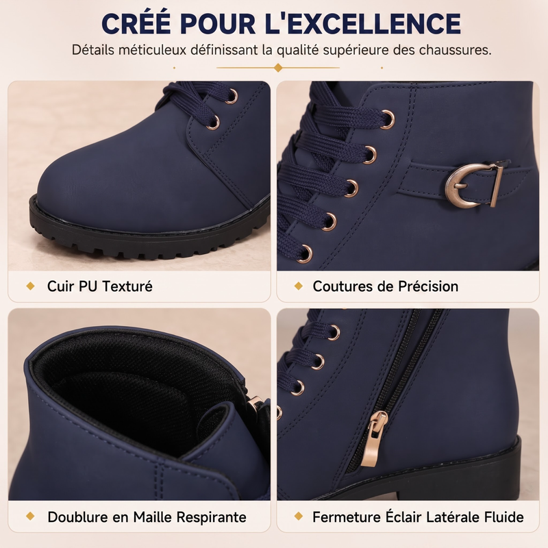 Bottes cheville antidérapantes