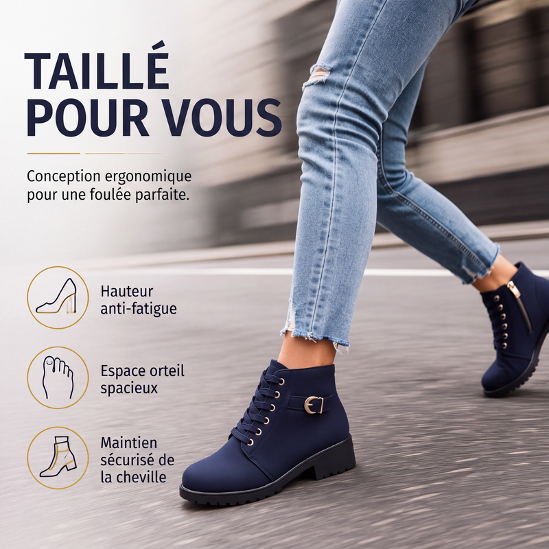 Bottes cheville antidérapantes