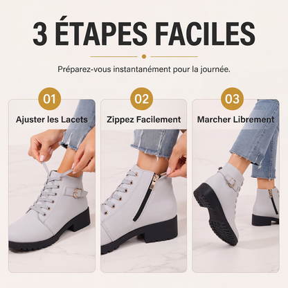 Bottes cheville antidérapantes