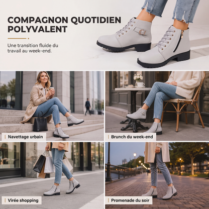 Bottes cheville antidérapantes