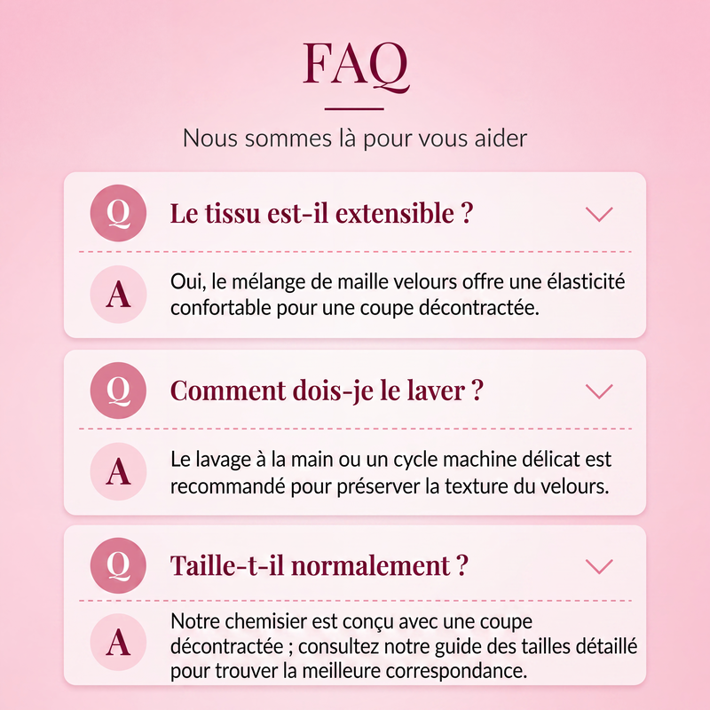 Chemisier pour femme à col volanté de couleur unie
