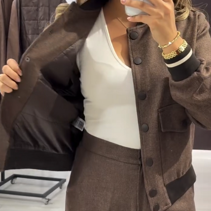 Ensemble veste et pantalon décontracté pour femme
