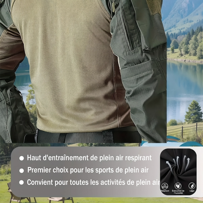 Vêtements de sport outdoor durables avec plusieurs poches