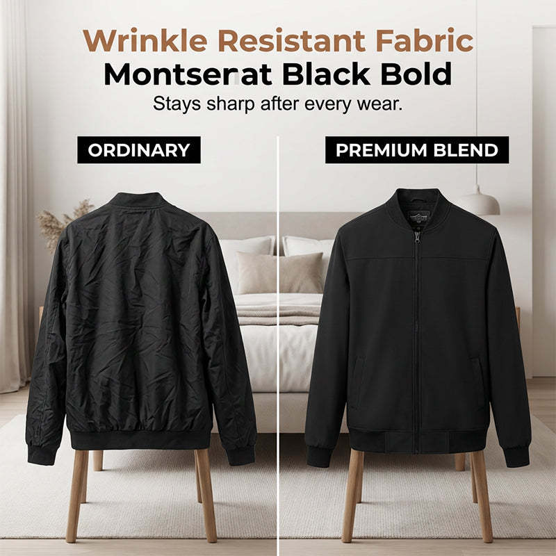 Blouson bomber classique pour homme à fermeture éclair