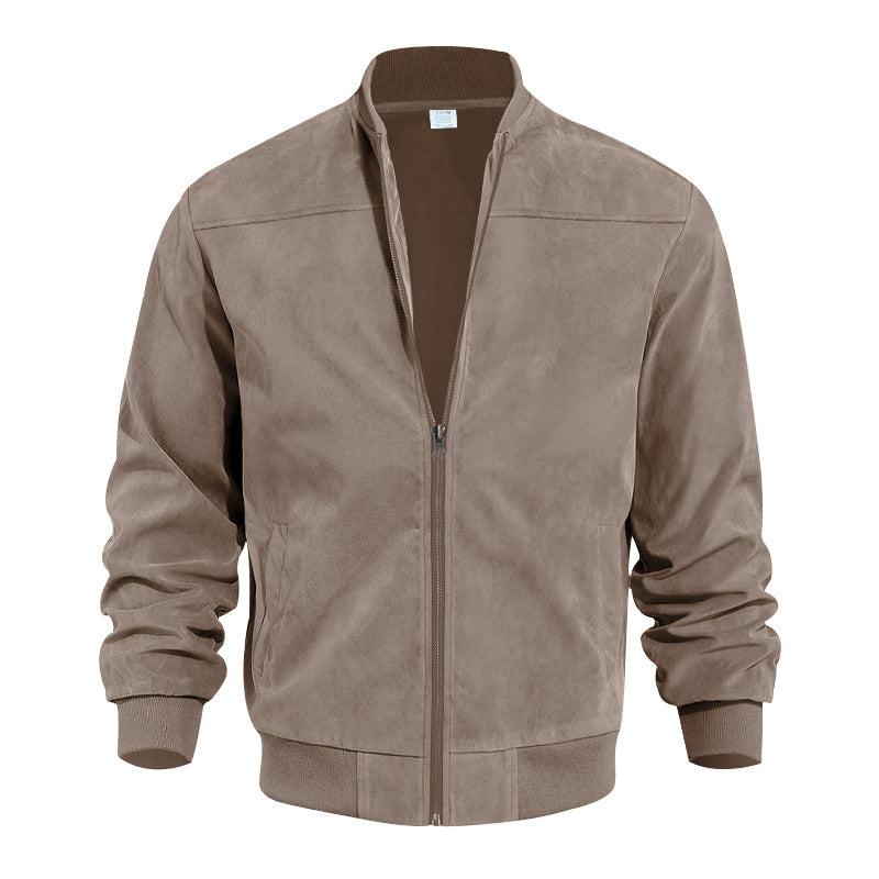 Blouson bomber classique pour homme à fermeture éclair