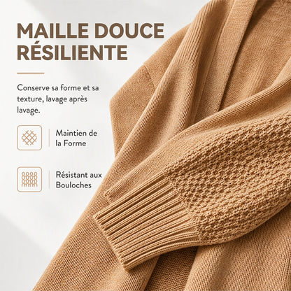 Cardigan en maille coupe ample pour femme