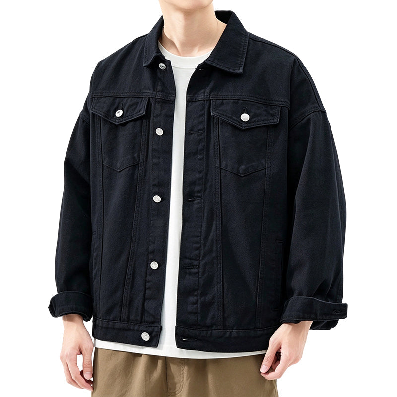 Veste cargo classique coupe ample pour homme