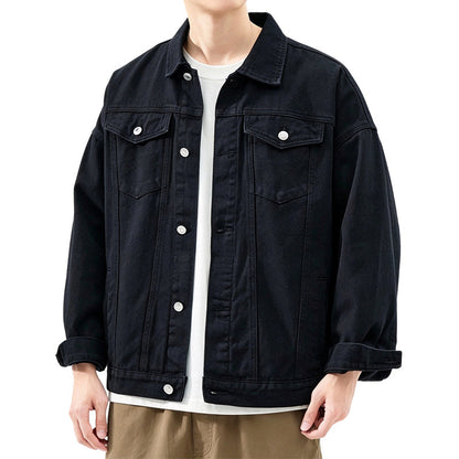 Veste cargo classique coupe ample pour homme
