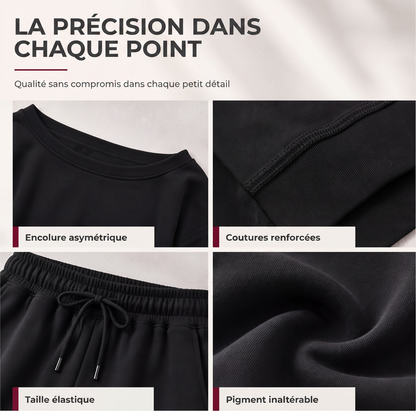 🌸 OFFRE LIMITÉE –50% ! ✨ Ensemble 2 pièces sweat-shirt et pantalon de survêtement pour femme