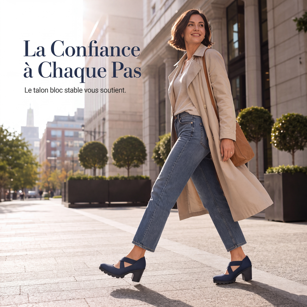 Chaussures Mary Jane à bout rond pour femmes avec brides croisées, talons épais, plateforme et découpes, talons hauts