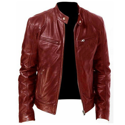 📢📢50 % DE RÉDUCTION !! ⏰ Veste tendance à col montant zippée pour hommes