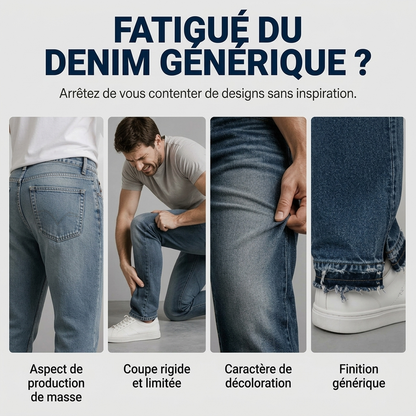 Jean en denim délavé à éclaboussures de peinture, style urbain streetwear pour hommes
