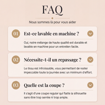 🌸 OFFRE LIMITÉE –50% ! ✨ Chemise polyvalente pour femme en satin soyeux à manches longues