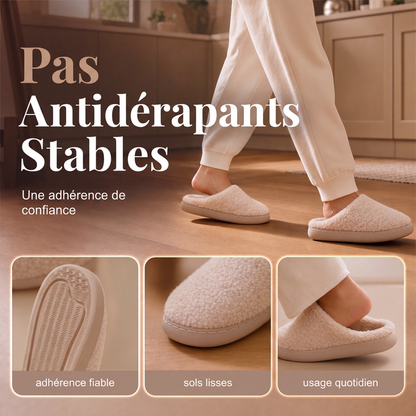 Chaussons d'hiver confortables pour hommes et femmes
