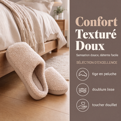 Chaussons d'hiver confortables pour hommes et femmes