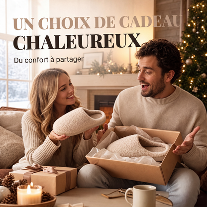 Chaussons d'hiver confortables pour hommes et femmes