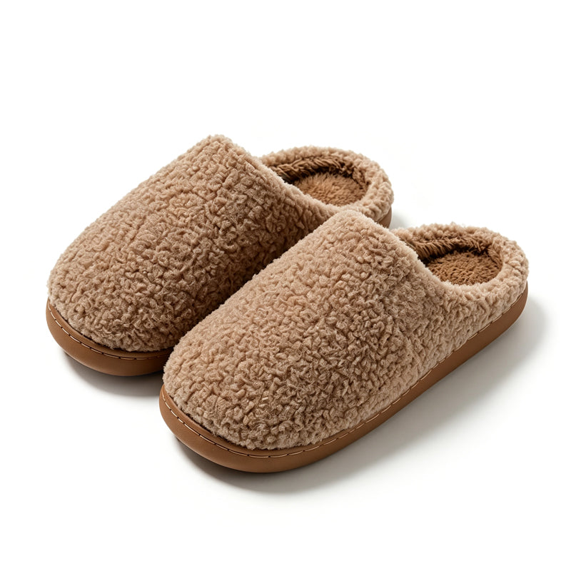 Chaussons d'hiver confortables pour hommes et femmes