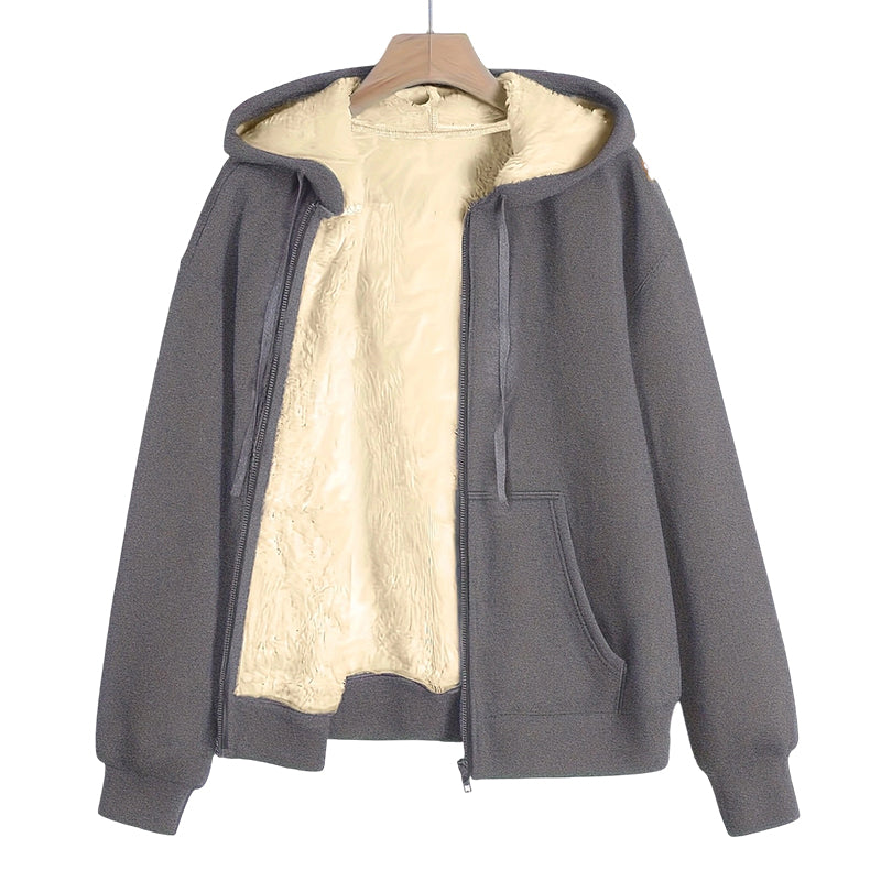 Veste à capuche chaude d'hiver pour femme