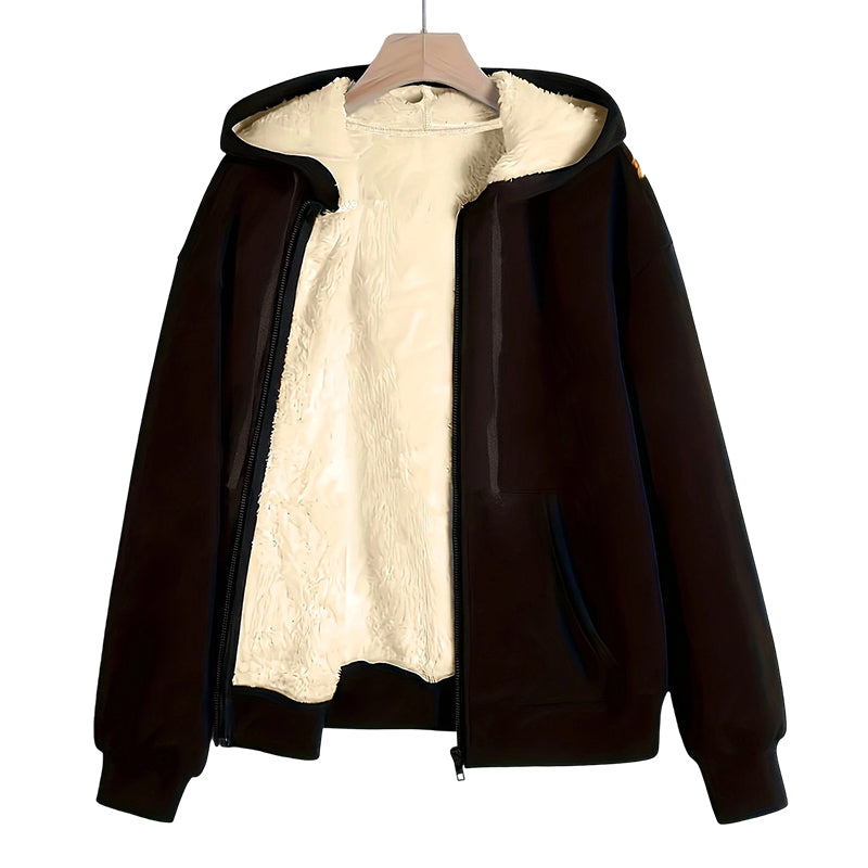Veste à capuche chaude d'hiver pour femme
