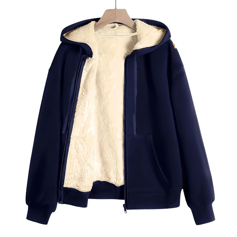 Veste à capuche chaude d'hiver pour femme