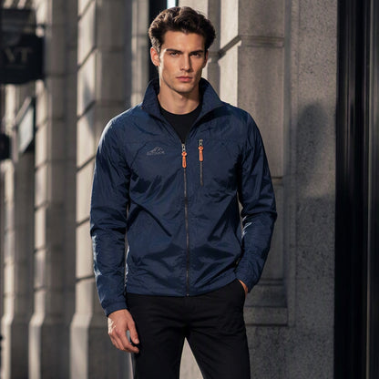 Veste imperméable et coupe-vent polyvalente pour homme