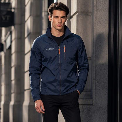 Veste imperméable et coupe-vent polyvalente pour homme