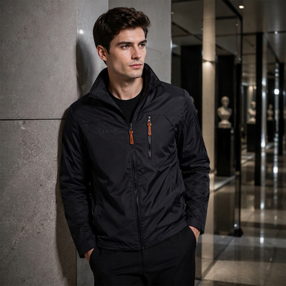 Veste imperméable et coupe-vent polyvalente pour homme