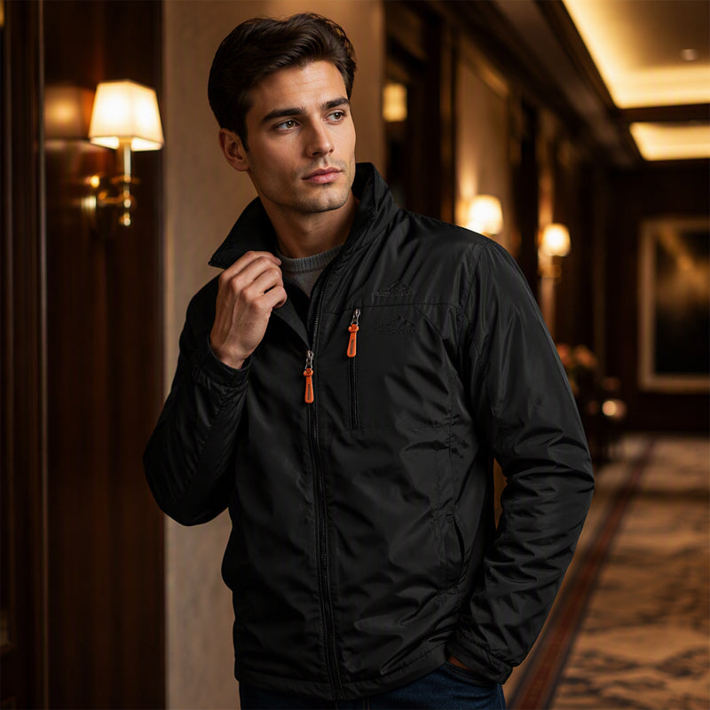 Veste imperméable et coupe-vent polyvalente pour homme