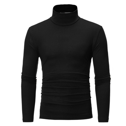 Haut col roulé factice ajusté pour homme