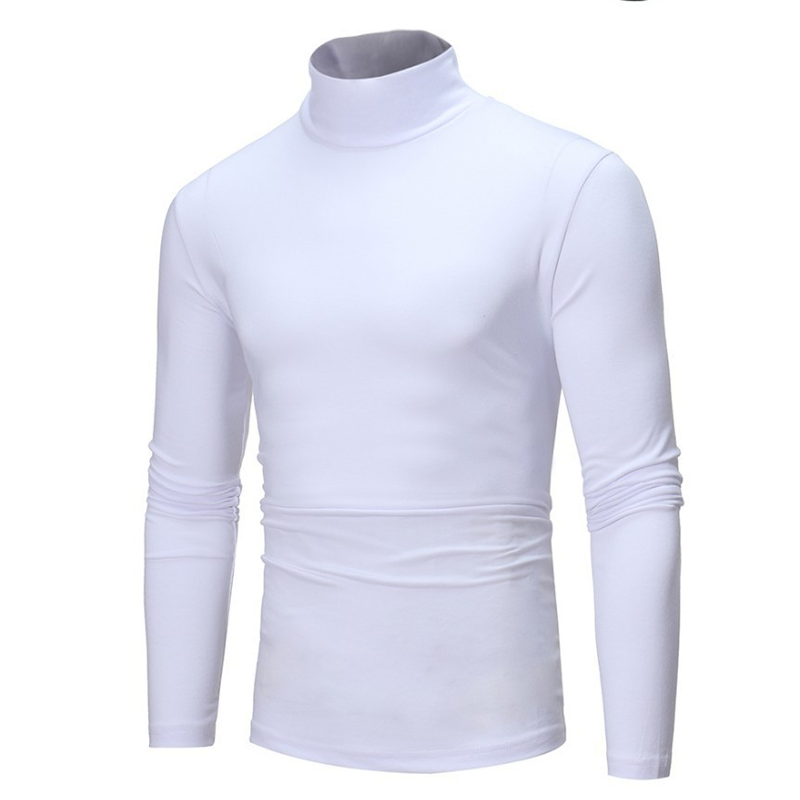 Haut col roulé factice ajusté pour homme