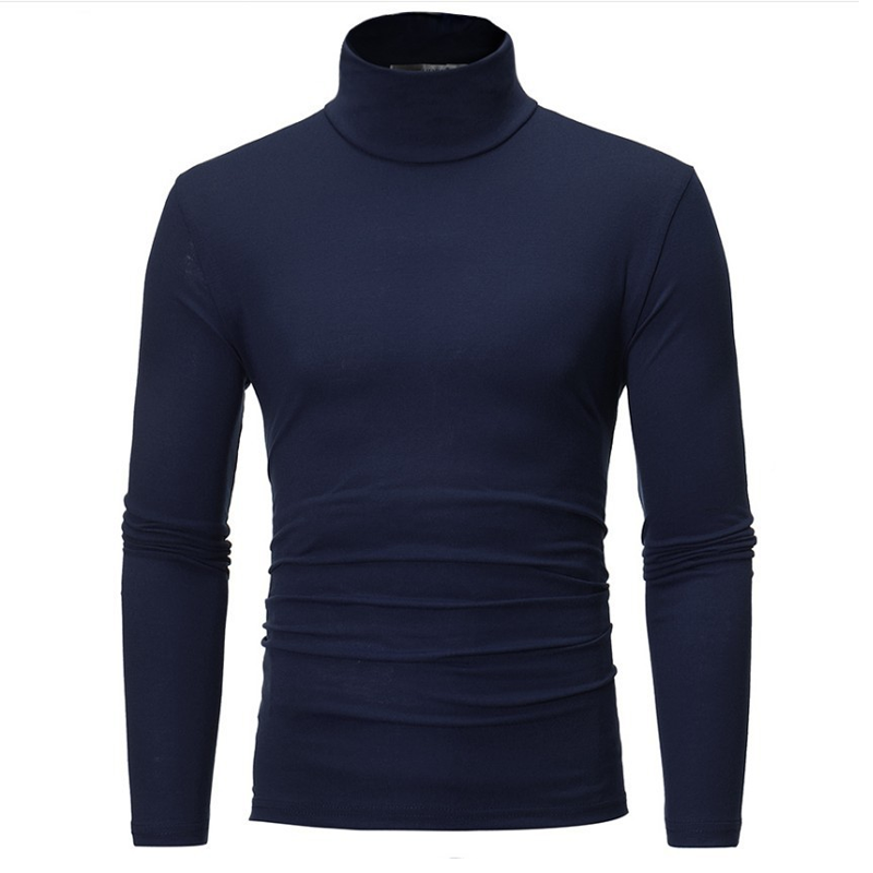 Haut col roulé factice ajusté pour homme