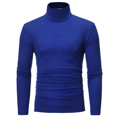 Haut col roulé factice ajusté pour homme