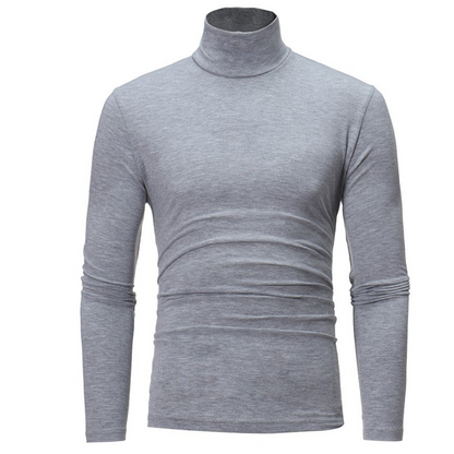 Haut col roulé factice ajusté pour homme