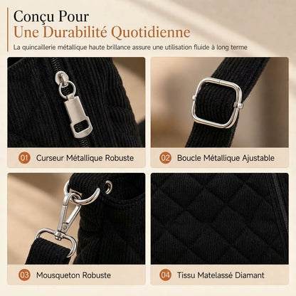 Sac à épaule élégant de grande capacité