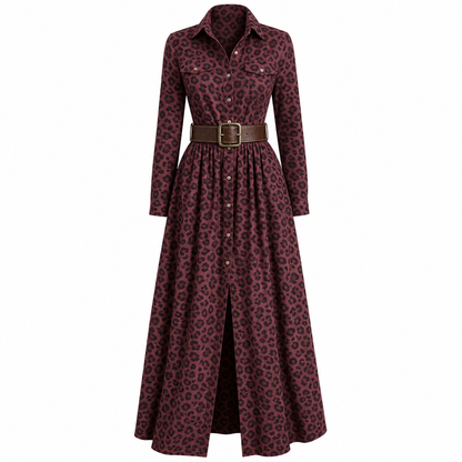 Robe vintage française à carreaux pour femmes grandes tailles, avec ourlet irrégulier et coupe amincissante