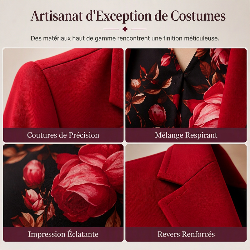 Ensemble de tailleur de bureau élégant 3 pièces pour femme
