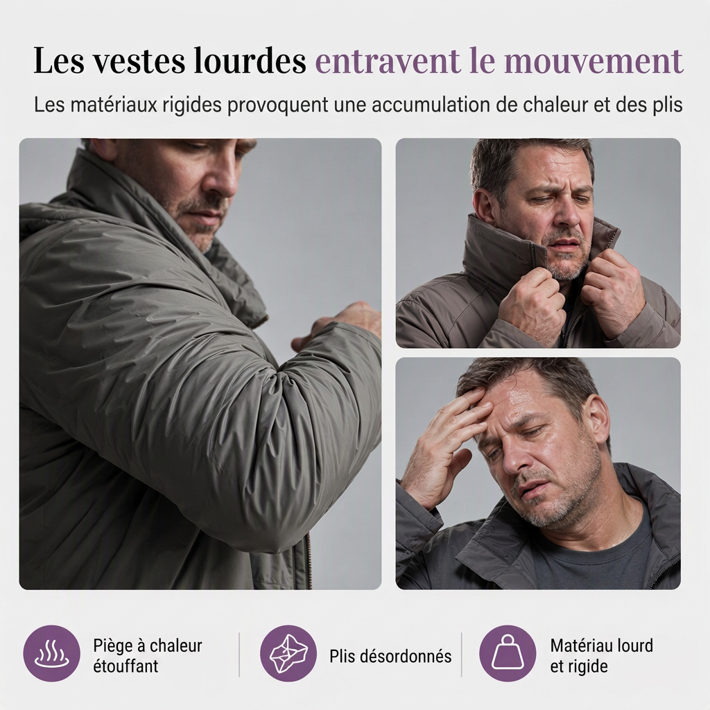 📢📢50 % DE RÉDUCTION !! ⏰ Coupe-vent ajusté à capuche pour homme