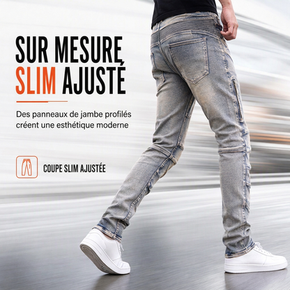 Jean stretch décontracté et confortable pour homme