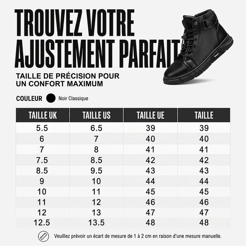 Bottes de combat en cuir véritable imperméables pour hommes