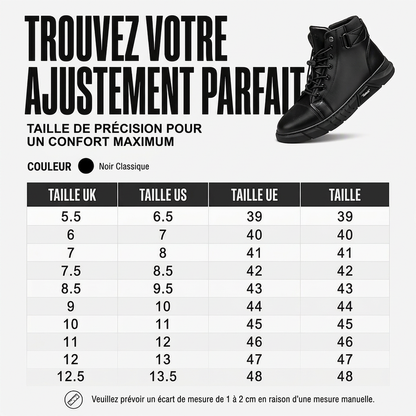 Bottes de combat en cuir véritable imperméables pour hommes