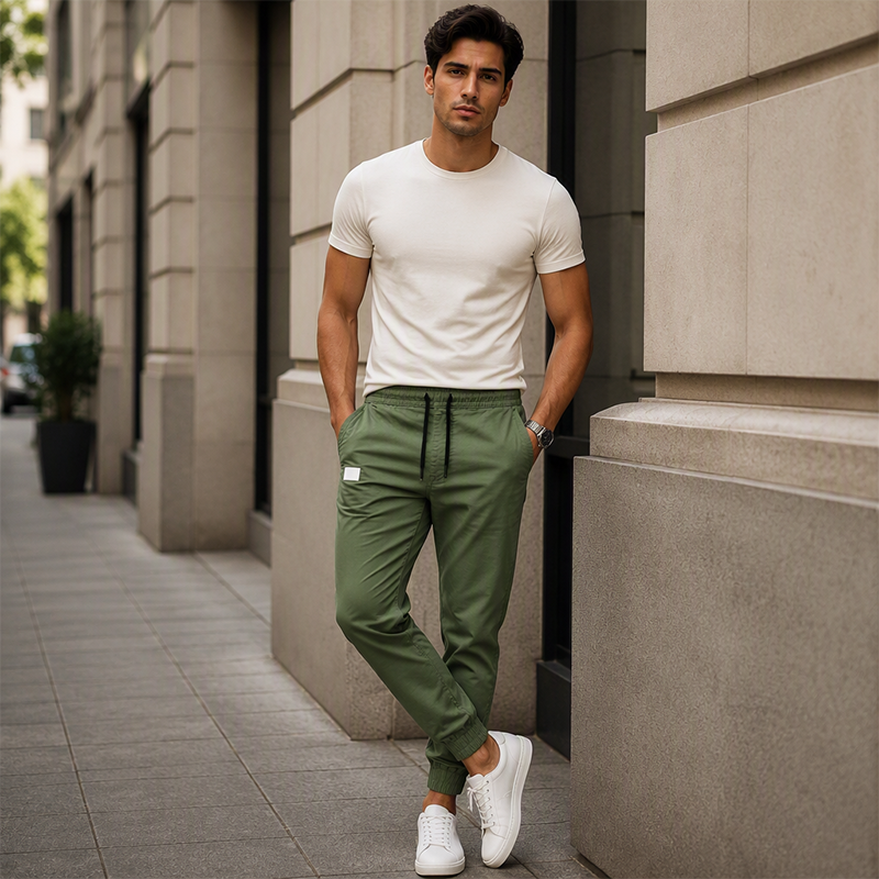 Hot Sale 50% OFF  🔥  Pantalon à cordon Slim Fit Casual pour hommes