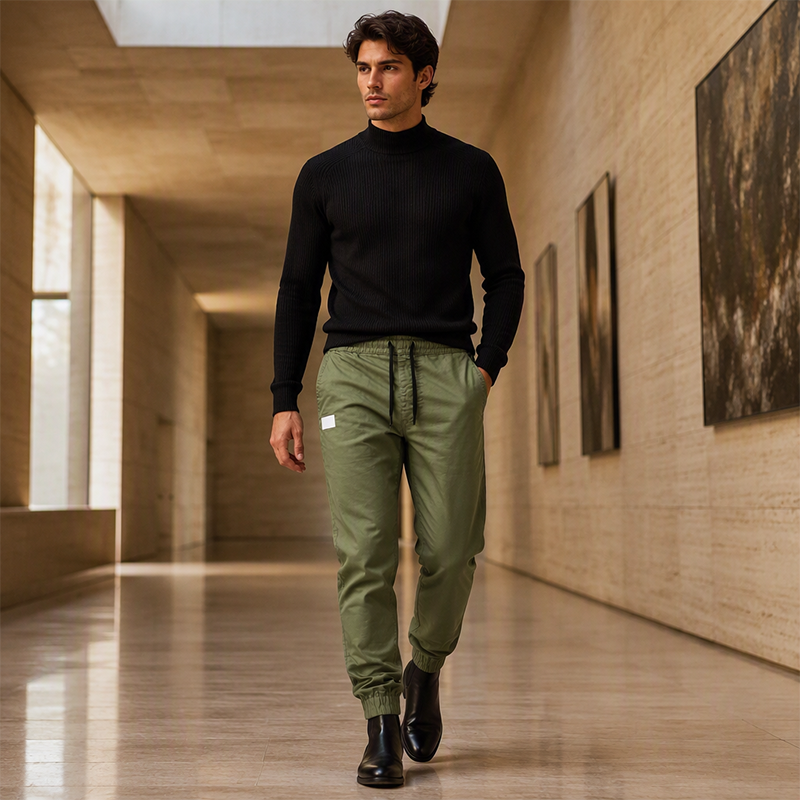 Hot Sale 50% OFF  🔥  Pantalon à cordon Slim Fit Casual pour hommes