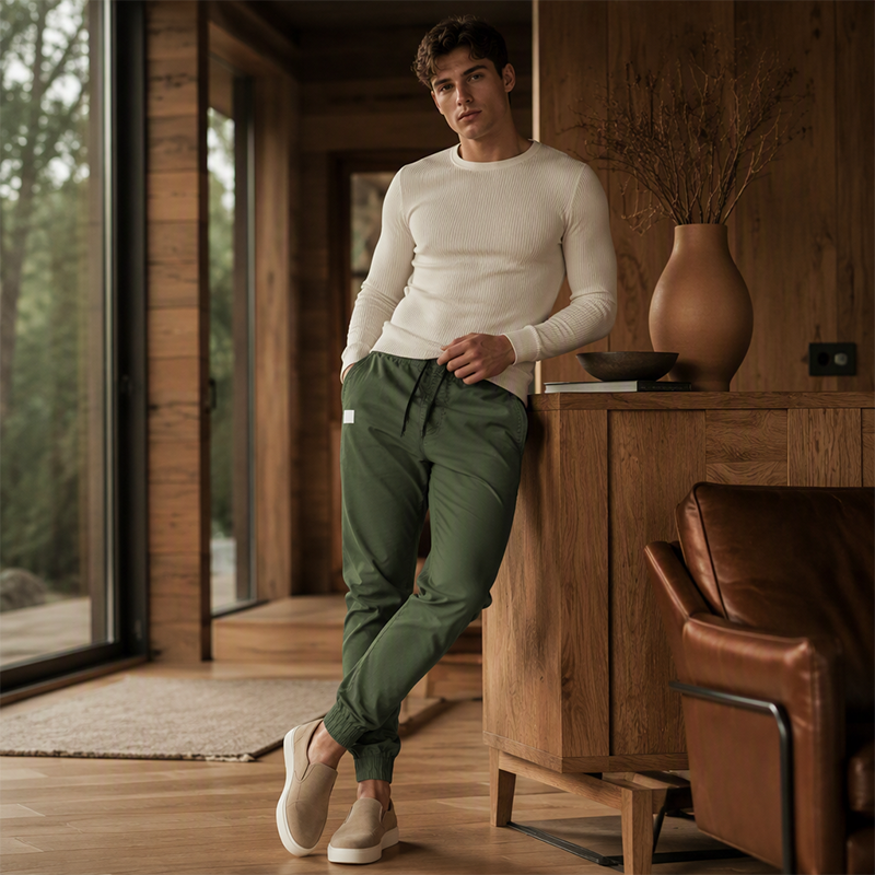 Hot Sale 50% OFF  🔥  Pantalon à cordon Slim Fit Casual pour hommes